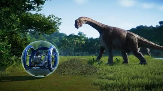 Hier ist ein Gameplay-Bild des Spiels:Screenshot von Jurassic World Evolution