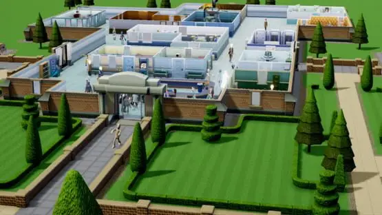 Esto contiene una imagen de juego de: Captura de pantalla de Two Point Hospital
