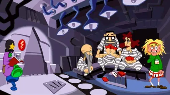 Hier ist ein Gameplay-Bild des Spiels:Screenshot von Day of the Tentacle Remastered