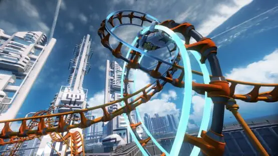 Hier ist ein Gameplay-Bild des Spiels:Screenshot von ScreamRide