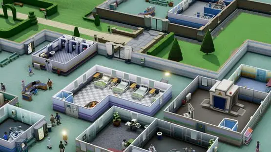 Esto contiene una imagen de juego de: Captura de pantalla de Two Point Hospital