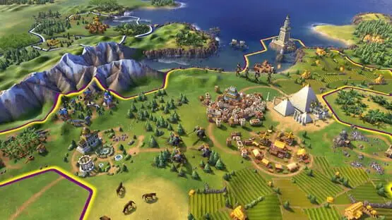 Esto contiene una imagen de juego de: Captura de pantalla de Sid Meier's Civilization VI
