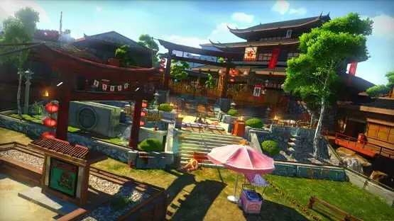 Ceci contient une image de gameplay du jeu : Capture d'écran de Sunset Overdrive