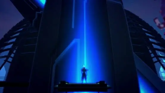 This contains a gameplay image of the game: Screenshot of Furi