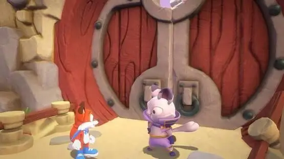 Esto contiene una imagen de juego de: Captura de pantalla de Super Lucky's Tale