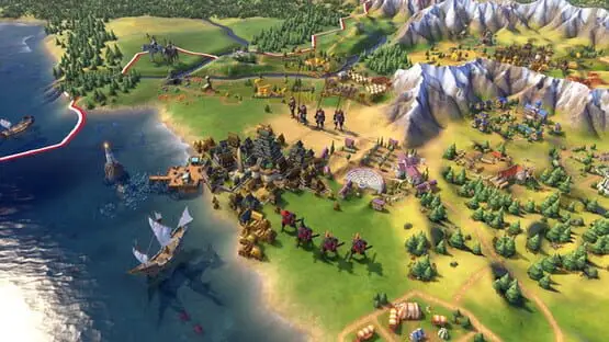 Esto contiene una imagen de juego de: Captura de pantalla de Sid Meier's Civilization VI