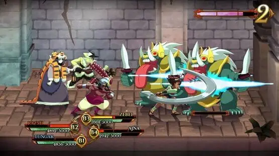 Esto contiene una imagen de juego de: Captura de pantalla de Indivisible