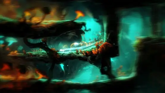 This contains a gameplay image of the game: Screenshot of Ori and the Blind Forest: Definitive Edition