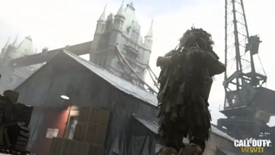 Isso contém uma imagem de jogabilidade do jogo:Captura de tela de Call of Duty: WWII