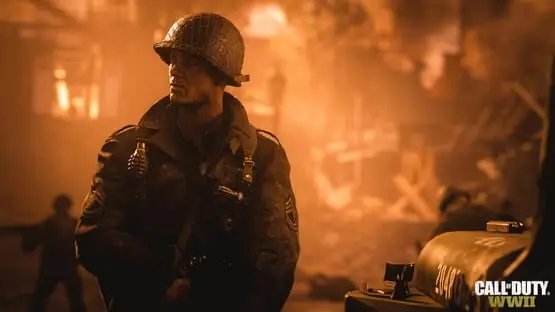 Isso contém uma imagem de jogabilidade do jogo:Captura de tela de Call of Duty: WWII