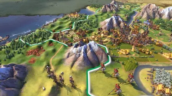 Esto contiene una imagen de juego de: Captura de pantalla de Sid Meier's Civilization VI