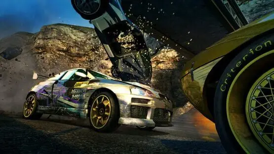 Ceci contient une image de gameplay du jeu : Capture d'écran de Burnout Paradise Remastered
