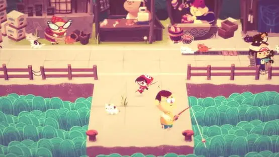 Esto contiene una imagen de juego de: Captura de pantalla de Mineko's Night Market