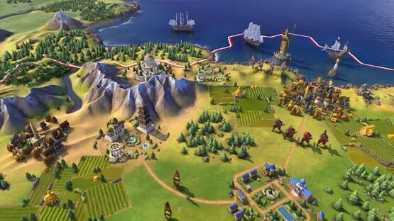 Esto contiene una imagen de juego de: Captura de pantalla de Sid Meier's Civilization VI
