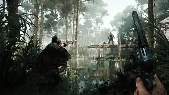 This contains a gameplay image of the game: Screenshot of Hunt: Showdown 1896