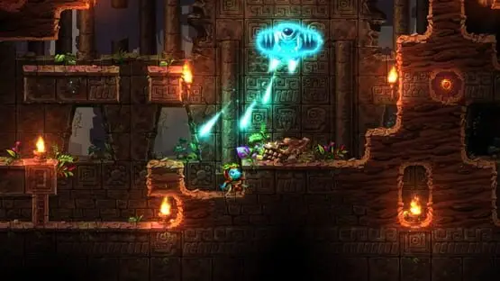 次のゲームプレイ画像を含みます: 画像のスクリーンショット SteamWorld Dig 2
