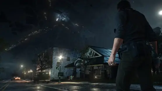 This contains a gameplay image of the game: Screenshot of The Evil Within 2
