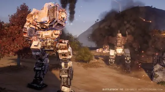 This contains a gameplay image of the game: Screenshot of BattleTech