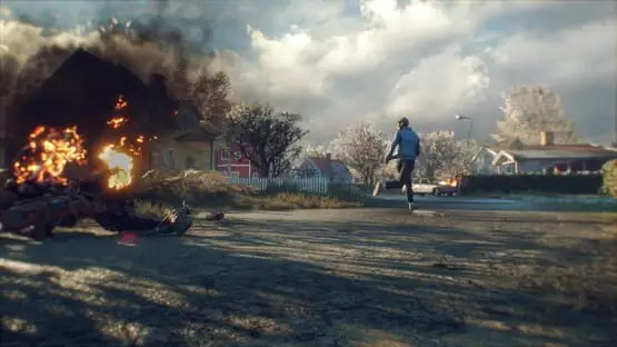 This contains a gameplay image of the game: Screenshot of Generation Zero