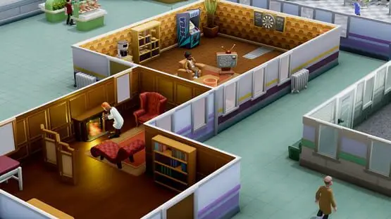 Esto contiene una imagen de juego de: Captura de pantalla de Two Point Hospital