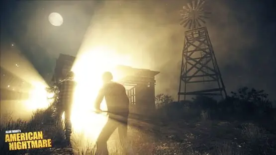 This contains a gameplay image of the game: Screenshot of 1 - Alan Wake's American Nightmare