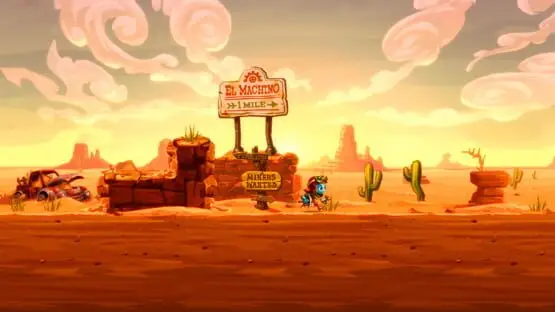 次のゲームプレイ画像を含みます: 画像のスクリーンショット SteamWorld Dig 2