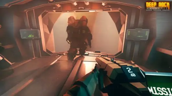 Esto contiene una imagen de juego de: Captura de pantalla de Deep Rock Galactic