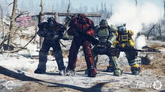 Это содержит изображение игрового процесса игры:Скриншот Fallout 76