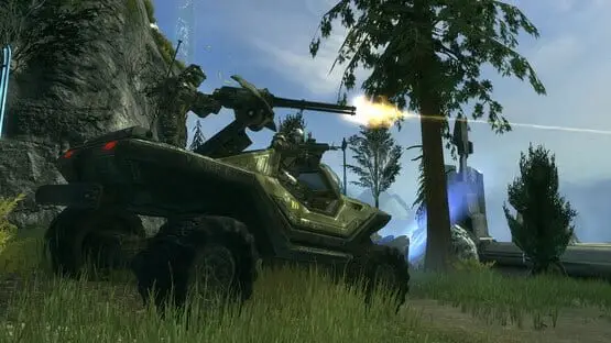 Isso contém uma imagem de jogabilidade do jogo:Captura de tela de Halo: Combat Evolved Anniversary