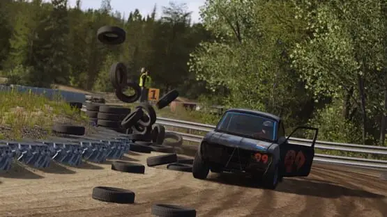 Esto contiene una imagen de juego de: Captura de pantalla de Wreckfest