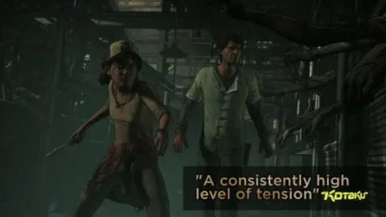 This contains a gameplay image of the game: Screenshot of The Walking Dead: A New Frontier