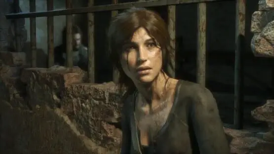 Isso contém uma imagem de jogabilidade do jogo:Captura de tela de Rise of the Tomb Raider