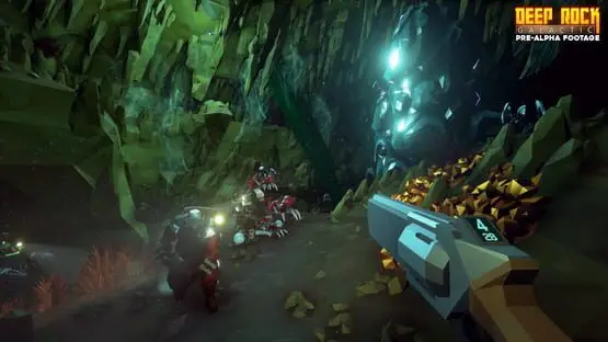 Esto contiene una imagen de juego de: Captura de pantalla de Deep Rock Galactic