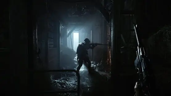 This contains a gameplay image of the game: Screenshot of Hunt: Showdown 1896
