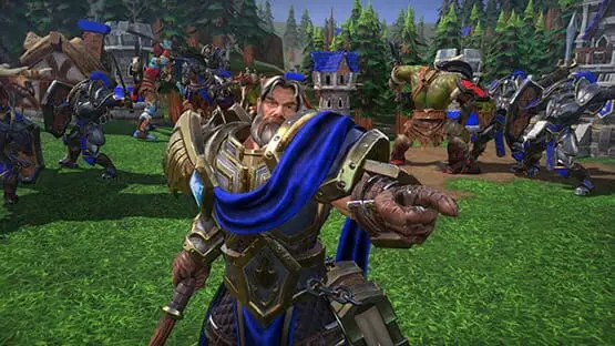 This contains a gameplay image of the game: Screenshot of Warcraft III: Reforged