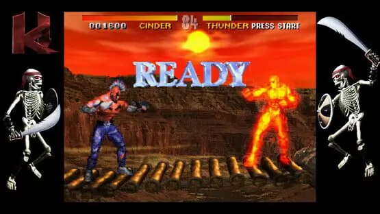 This contains a gameplay image of the game: Screenshot of Killer Instinct Classic
