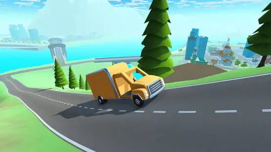 Isso contém uma imagem de jogabilidade do jogo:Captura de tela de Totally Reliable Delivery Service