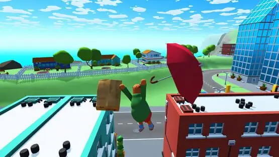 Isso contém uma imagem de jogabilidade do jogo:Captura de tela de Totally Reliable Delivery Service