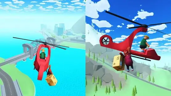 Isso contém uma imagem de jogabilidade do jogo:Captura de tela de Totally Reliable Delivery Service