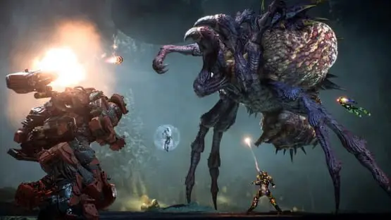 This contains a gameplay image of the game: Screenshot of Anthem: Legion of Dawn Edition