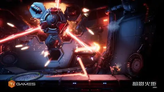 Isso contém uma imagem de jogabilidade do jogo:Captura de tela de F.I.S.T.: Forged In Shadow Torch