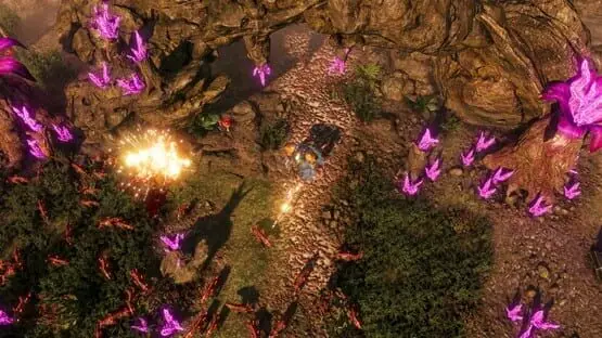 This contains a gameplay image of the game: Screenshot of 5 - The Riftbreaker