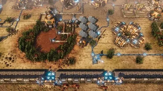 This contains a gameplay image of the game: Screenshot of 7 - The Riftbreaker