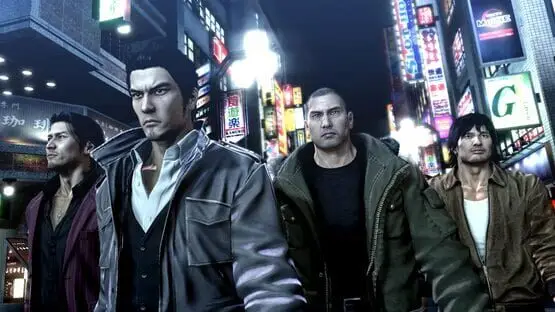This contains a gameplay image of the game: Screenshot of Yakuza 5 Remastered