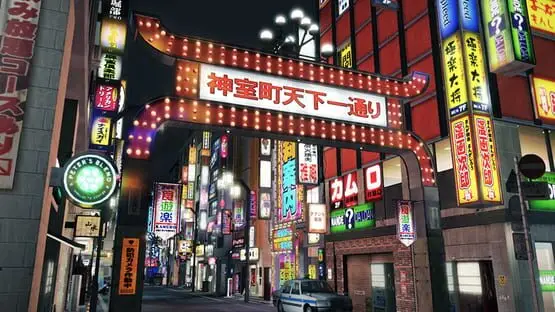 This contains a gameplay image of the game: Screenshot of Yakuza 5 Remastered