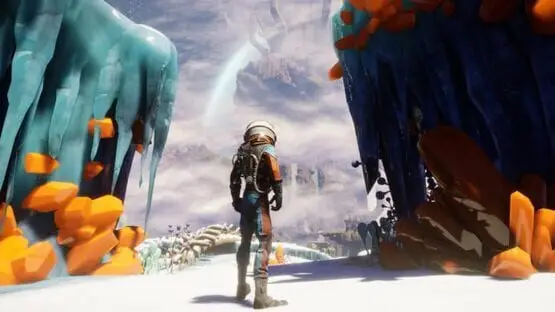 This contains a gameplay image of the game: Screenshot of Journey to the Savage Planet