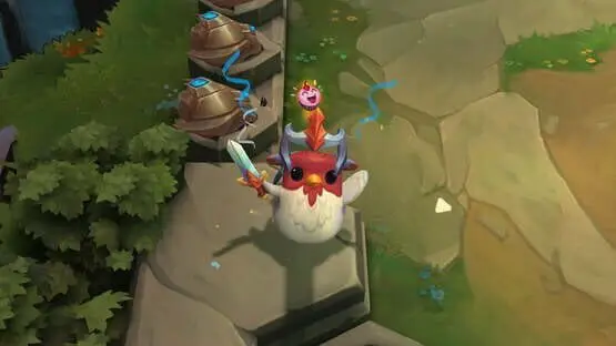 This contains a gameplay image of the game: Screenshot of Teamfight Tactics