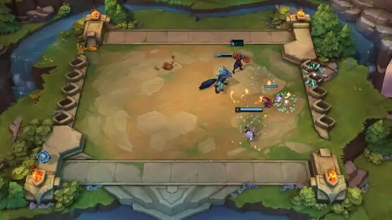 This contains a gameplay image of the game: Screenshot of Teamfight Tactics