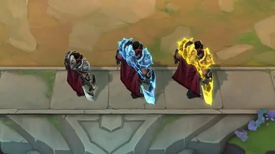 This contains a gameplay image of the game: Screenshot of Teamfight Tactics