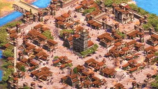 This contains a gameplay image of the game: Screenshot of Age of Empires II: Definitive Edition